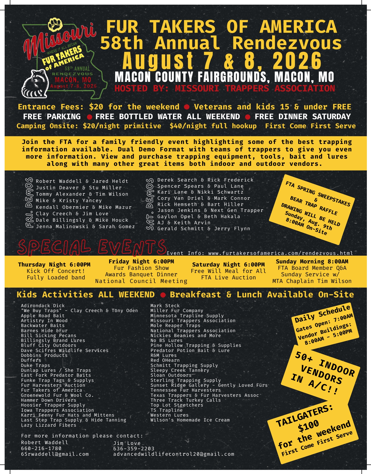 Fur Takers of America Rendezvous